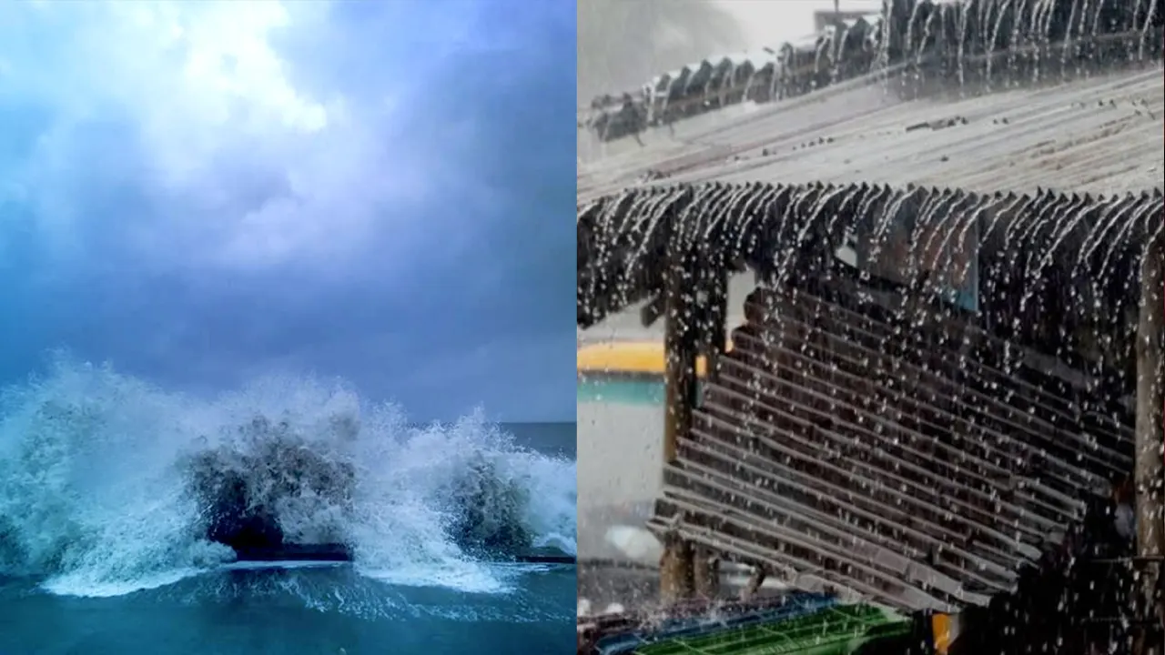 সমুদ্রবন্দরে ৩ নম্বর সতর্কসংকেত, চার বিভাগে ভারি বর্ষণের শঙ্কা