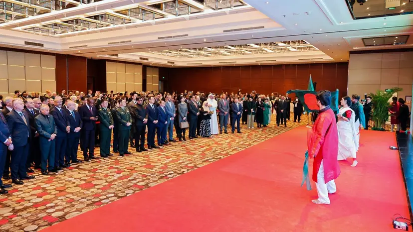 চীনে বাংলাদেশ দূতাবাসের স্বাধীনতা ও জাতীয় দিবস উদযাপন চীনে বাংলাদেশ দূতাবাসের স্বাধীনতা ও জাতীয় দিবস উদযাপন