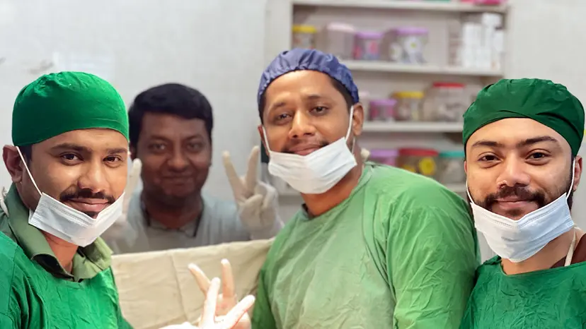 চাঁদপুরে নারীর পেট থেকে ৮ কেজি ওজনের টিউমার অপসারণ