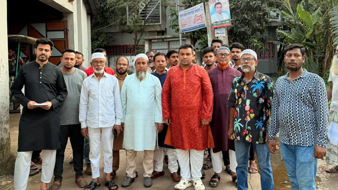 মে দিবসে আল আমিন খান রবিনের গণসংযোগ